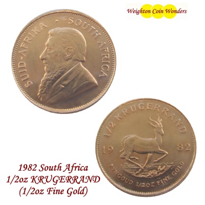 1982 Gold 1/2oz KRUGERRAND